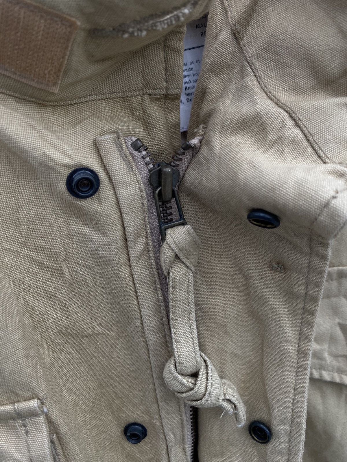 Japanese Brand Japanese Brand M65 Biege Sun Faded Jacket Size US M / EU 48-50 / 2 - 8 Thumbnail