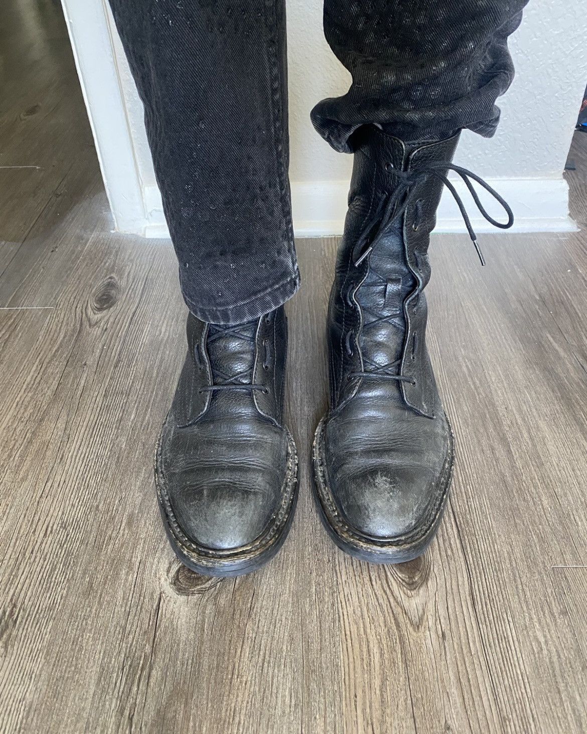 Dior × Hedi Slimane Dior aw07 navigate combat boots Size US 9 / EU 42 - 6 Thumbnail