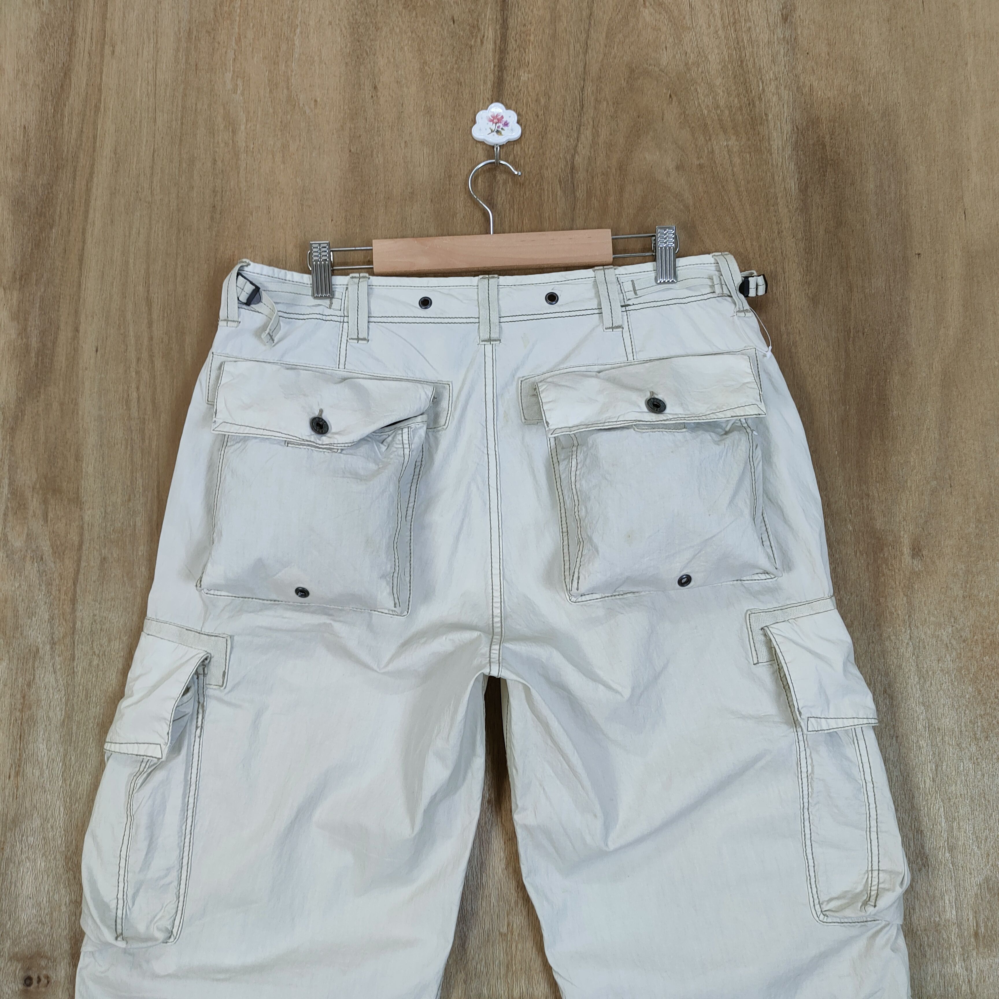 Polo Ralph Lauren RALPH LAUREN FADED WHITE CARGO PANTS Size US 34 / EU 50 - 8 Thumbnail