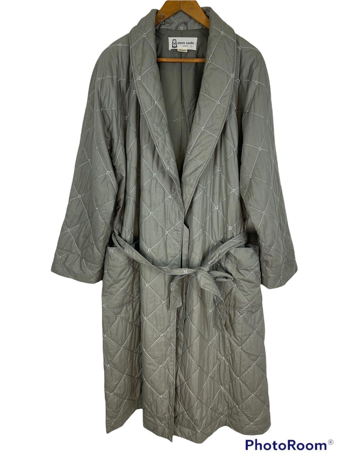 Pierre Cardin × Vintage Vintage 80’s PIERRE CARDIN PARIS Quilted Long Coat Size US L / EU 52-54 / 3 - 2 Thumbnail