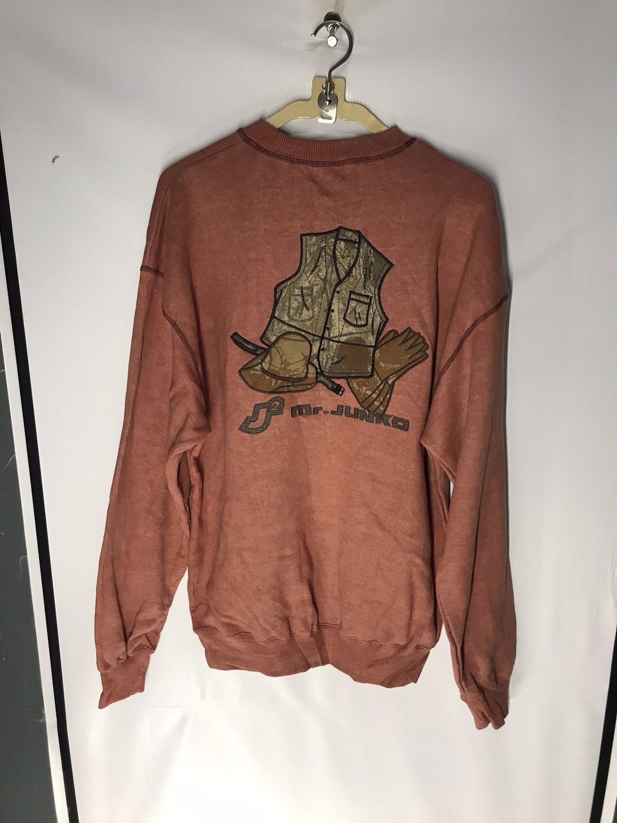 Japanese Brand × Mr. Junko Mr.junko back embroidered crewneck sweatshirt Size US L / EU 52-54 / 3 - 7 Thumbnail