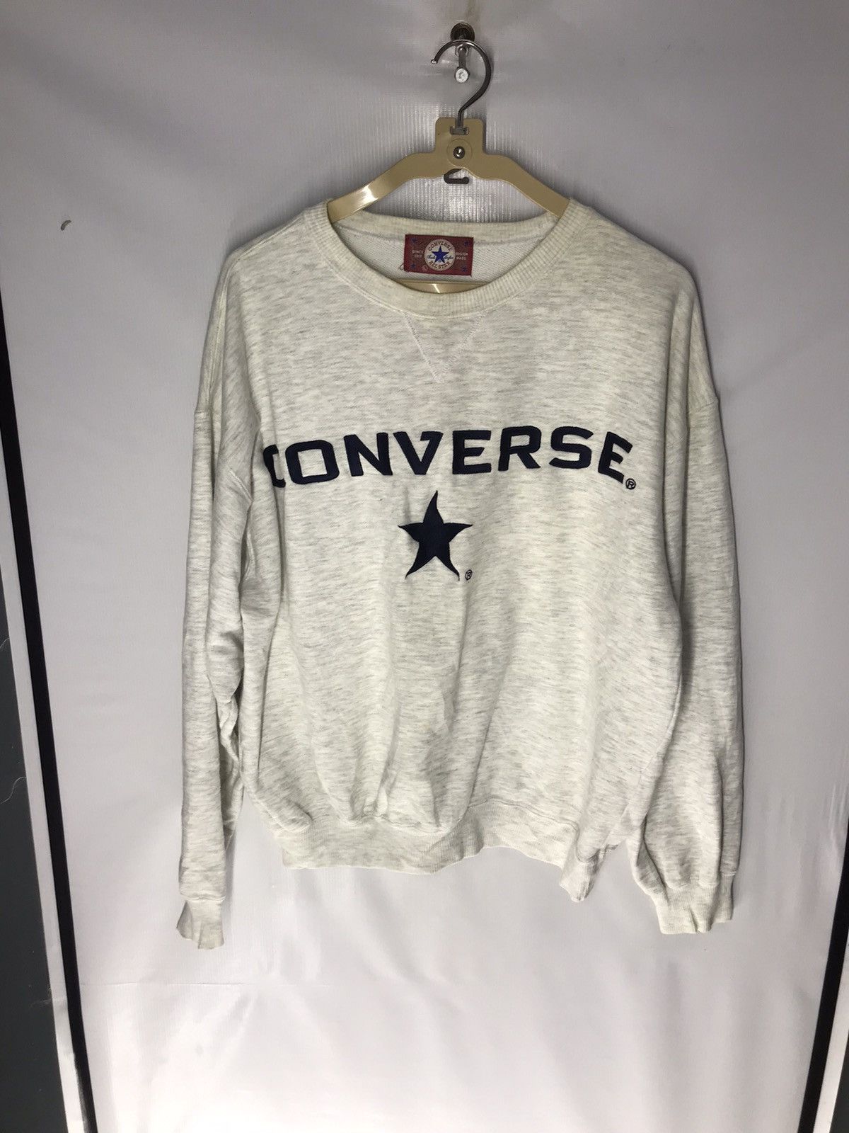 Converse × Vintage Converse spellout sweatshirt Size US L / EU 52-54 / 3 - 8 Thumbnail