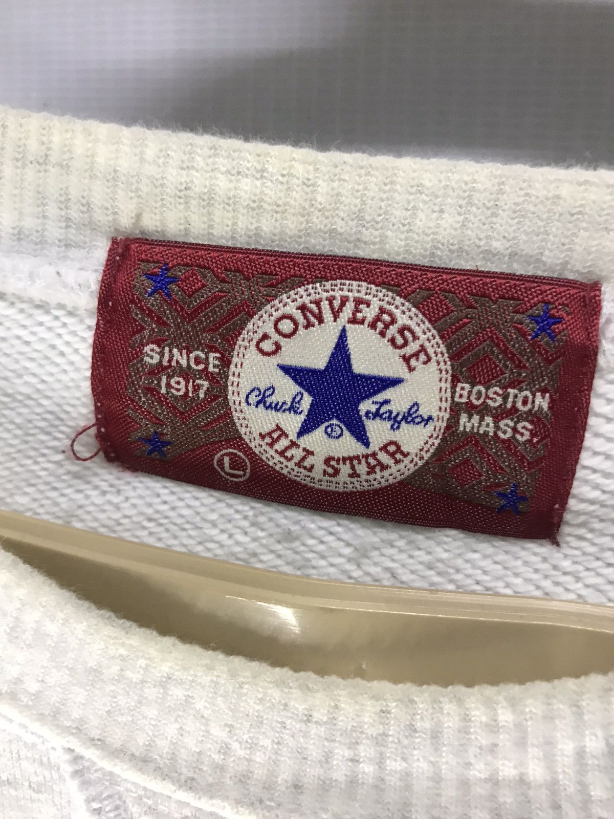 Converse × Vintage Converse spellout sweatshirt Size US L / EU 52-54 / 3 - 4 Thumbnail