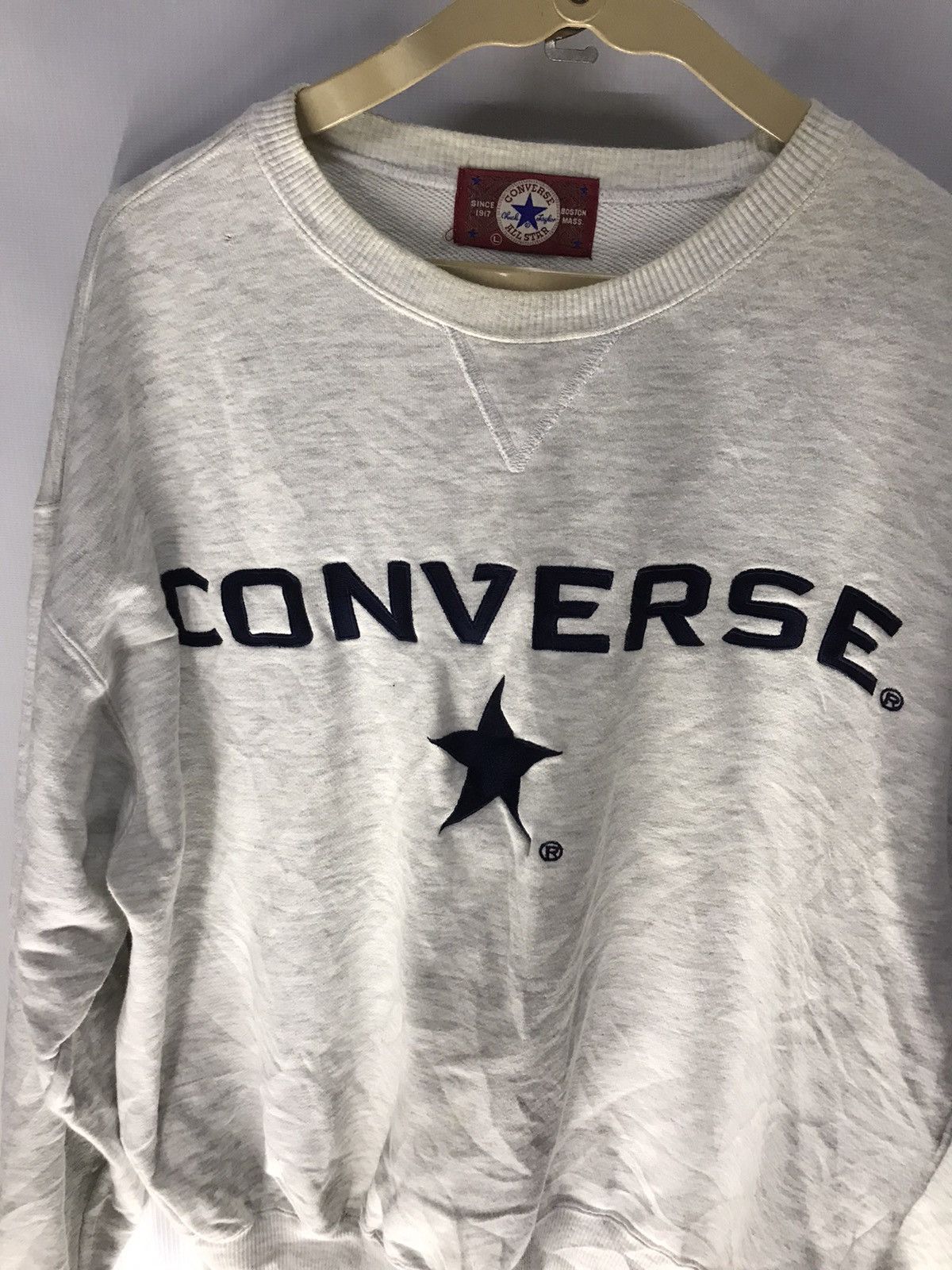 Converse × Vintage Converse spellout sweatshirt Size US L / EU 52-54 / 3 - 3 Thumbnail