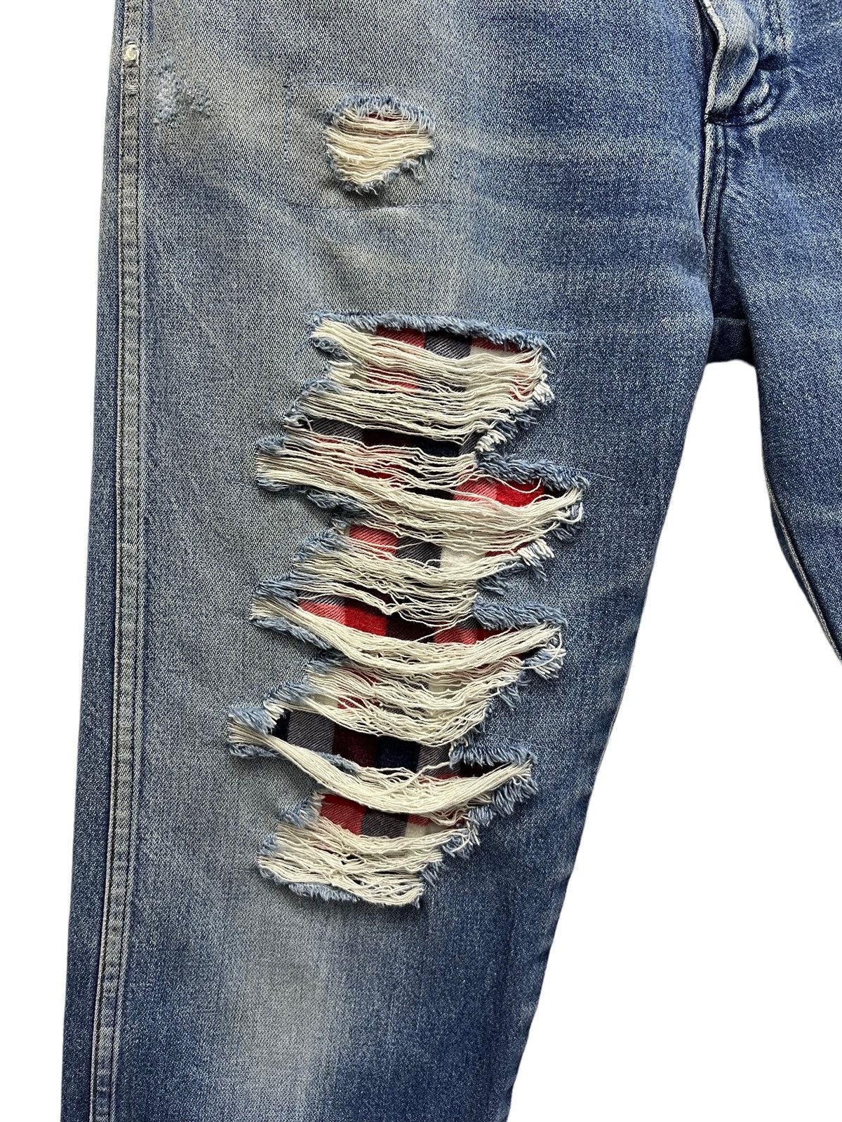 Wrangler Vintage WRANGLER Distressed Reworked Denim Made in USA Size US 31 - 4 Thumbnail