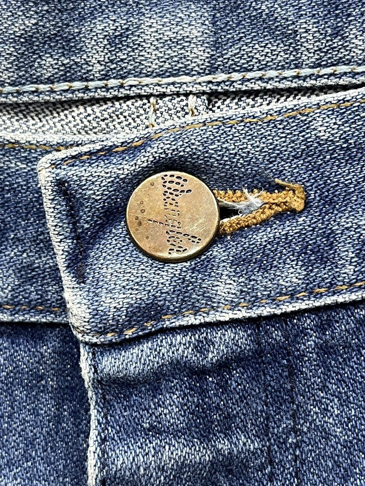Wrangler Vintage WRANGLER Distressed Reworked Denim Made in USA Size US 31 - 7 Thumbnail