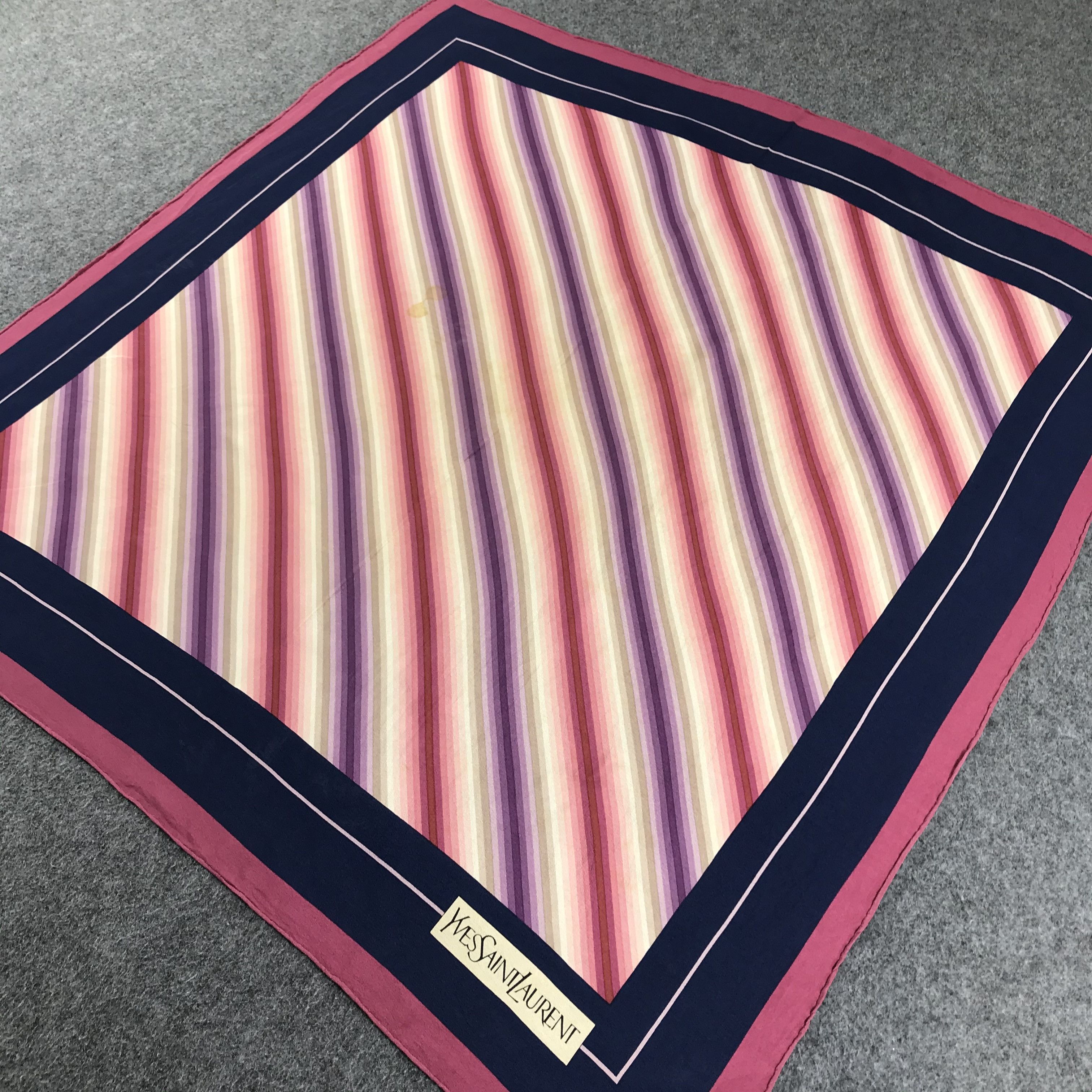 Yves Saint Laurent Vintage Yves Saint Laurent Silk Scarf M14 Size ONE SIZE - 3 Thumbnail