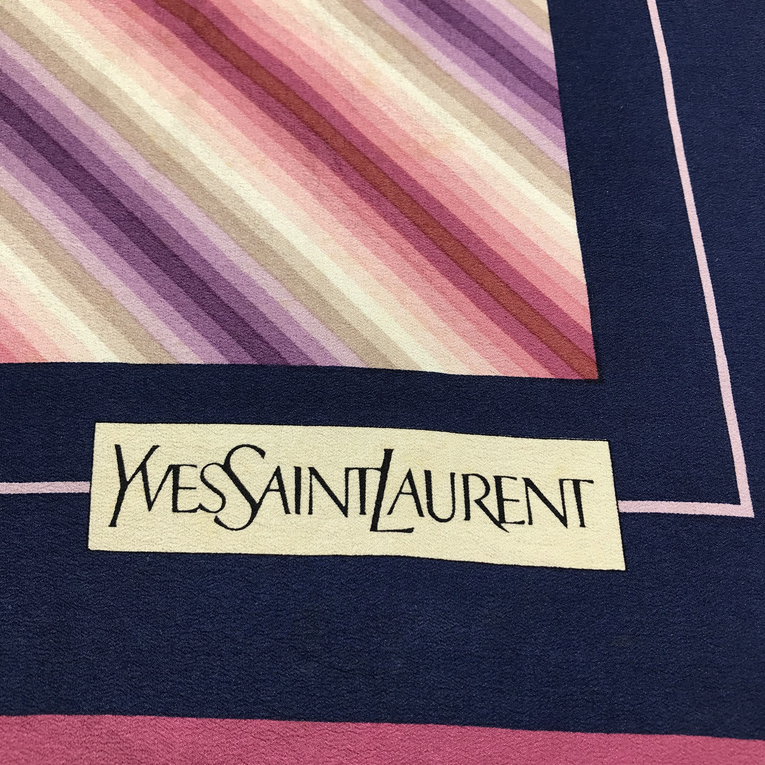 Yves Saint Laurent Vintage Yves Saint Laurent Silk Scarf M14 Size ONE SIZE - 4 Thumbnail