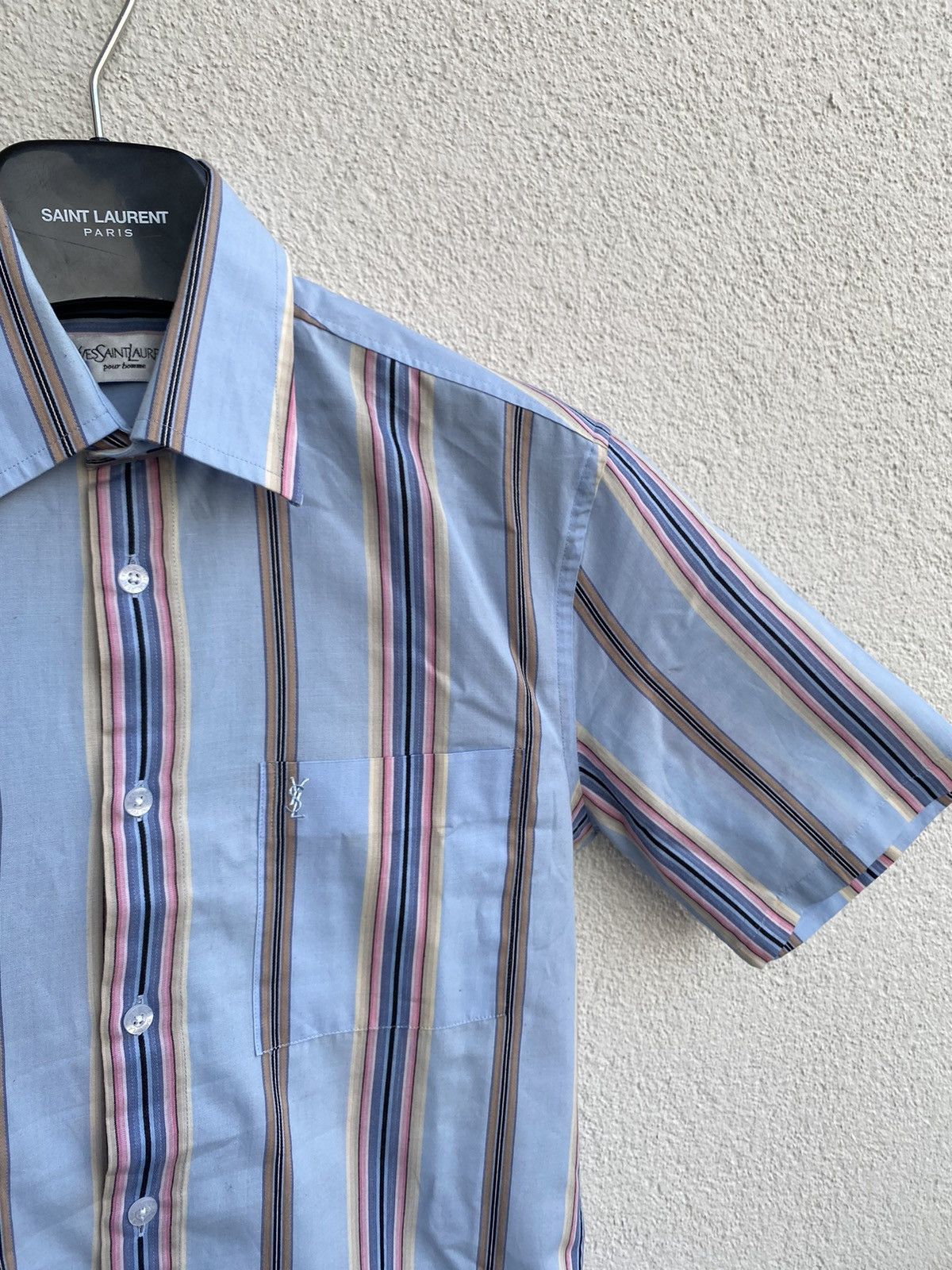 Yves Saint Laurent Multicolor YSL Shirt Summer Rare Size US S / EU 44-46 / 1 - 11 Thumbnail