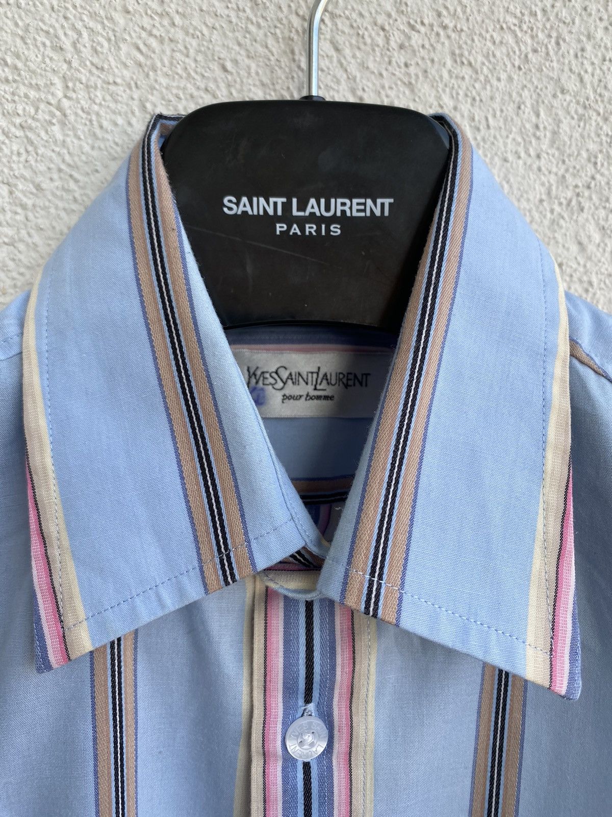 Yves Saint Laurent Multicolor YSL Shirt Summer Rare Size US S / EU 44-46 / 1 - 6 Thumbnail