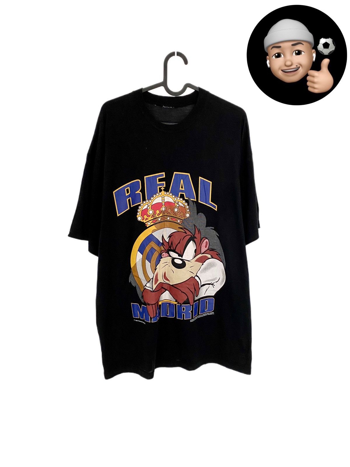 Vintage × Warner Bros RARE 1996 Real Madrid Warner Bros Looney Tunes Vintage Tee Size US M / EU 48-50 / 2 - 1 Thumbnail