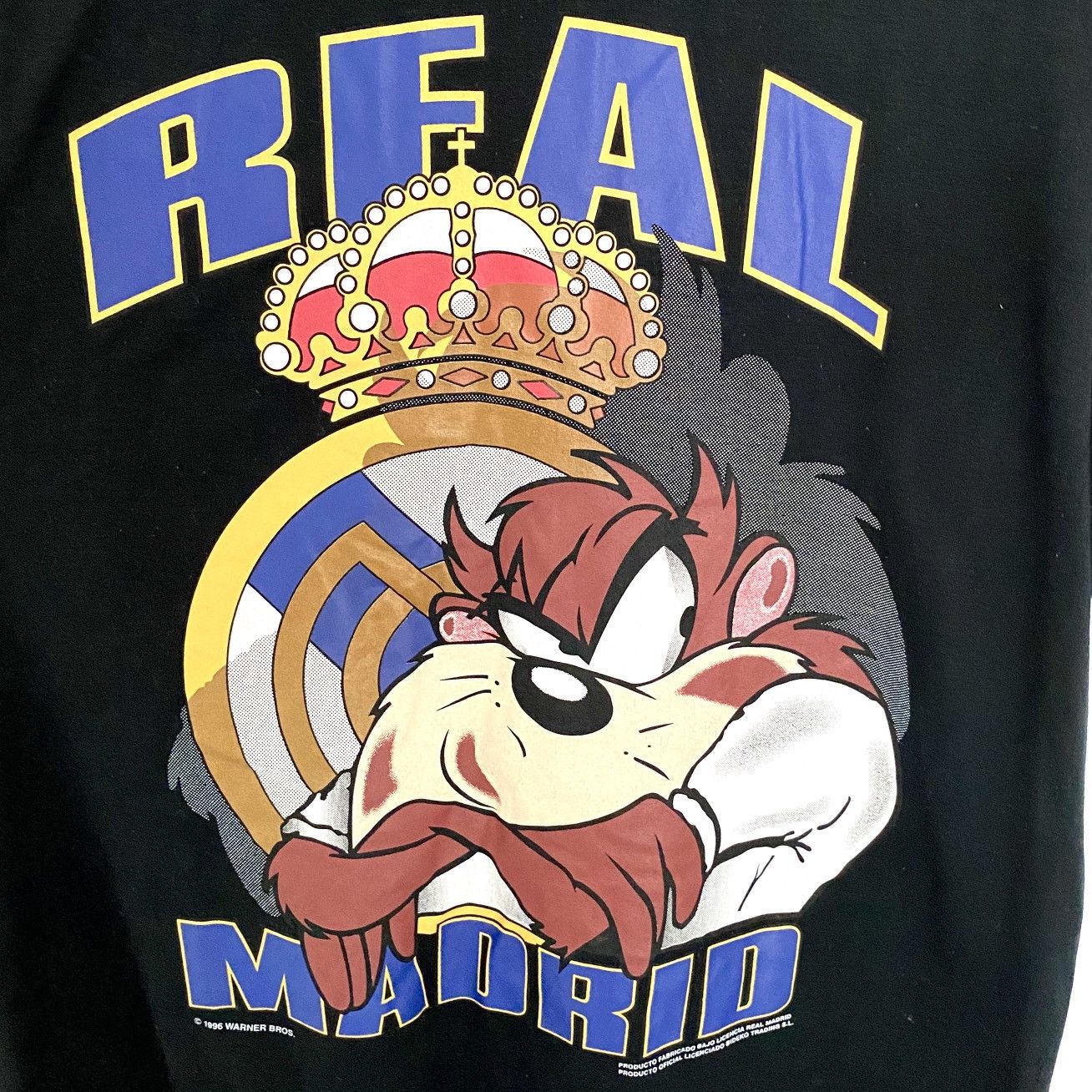 Vintage × Warner Bros RARE 1996 Real Madrid Warner Bros Looney Tunes Vintage Tee Size US M / EU 48-50 / 2 - 3 Thumbnail