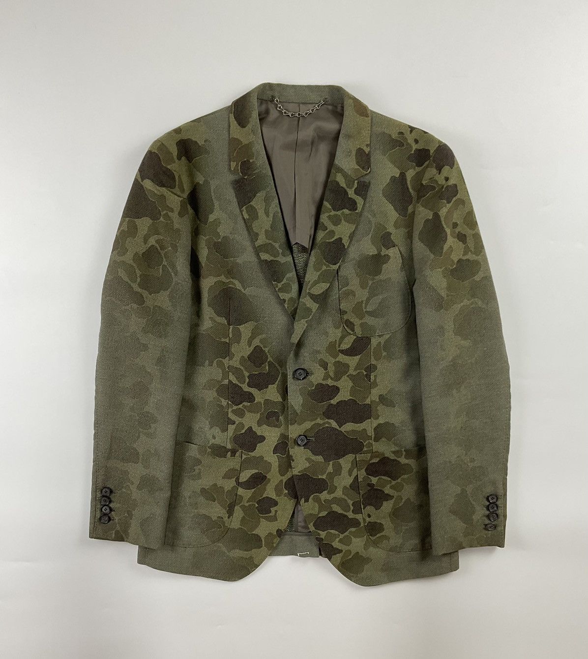 Maison MIHARA YASUHIRO Mihara Yasuhiro Camo Gradient Tailored Jacket Size US M / EU 48-50 / 2 - 1 Thumbnail