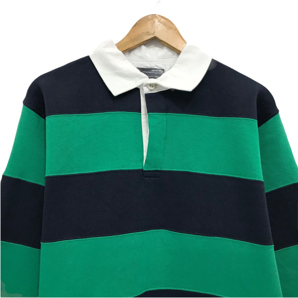Japanese Brand × Vintage Vintage Rugby Jersey Sweatshirt Pullover Jumper Size US M / EU 48-50 / 2 - 2 Thumbnail
