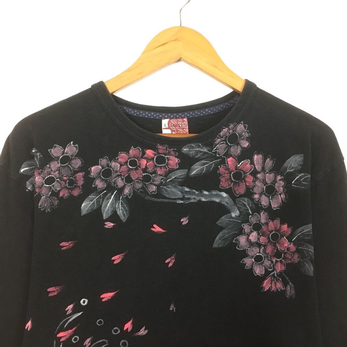 Japanese Brand Vintage Sukajan Long Sleeve Sweatshirt logo Japanese Design Size US M / EU 48-50 / 2 - 2 Thumbnail