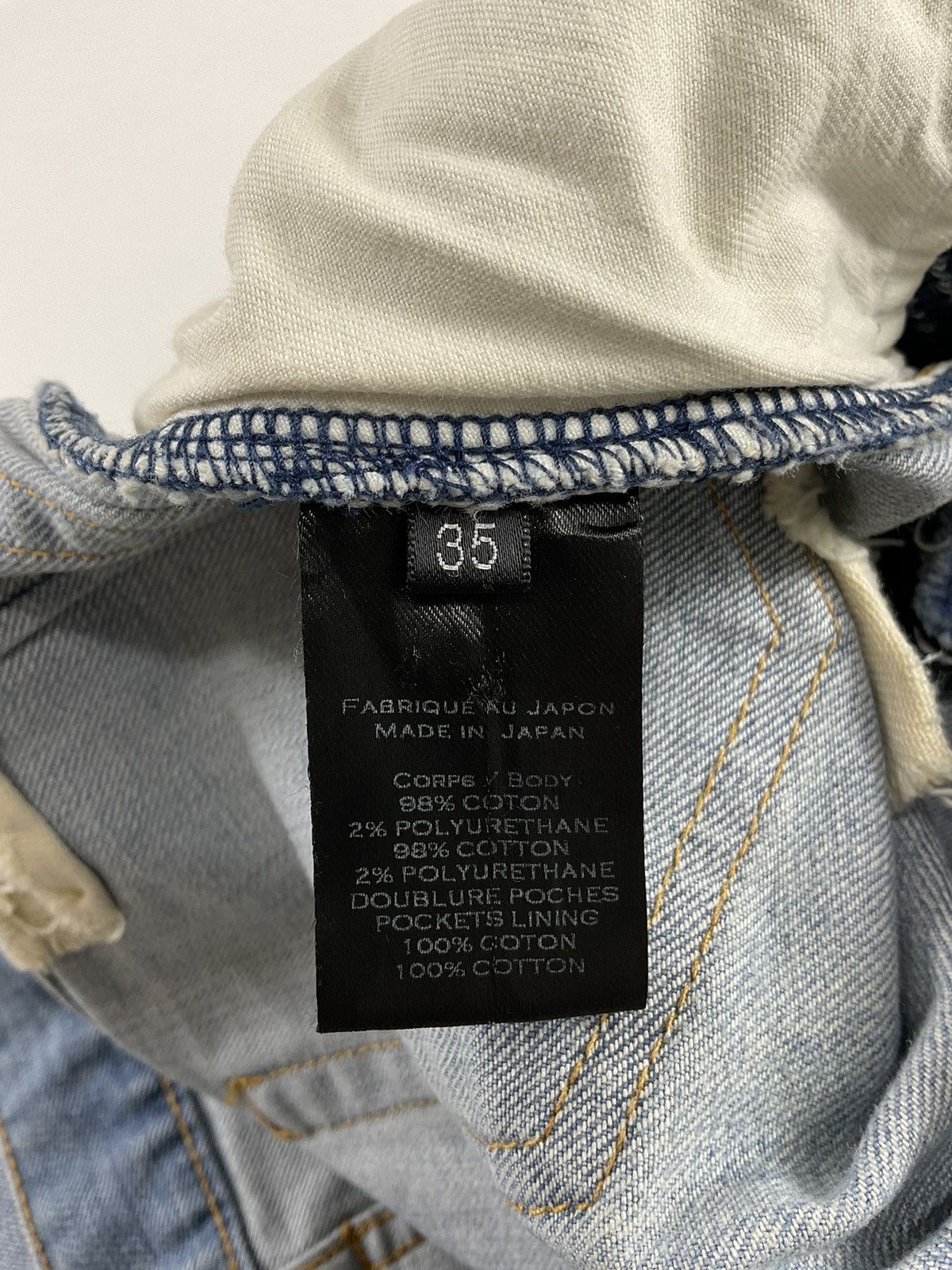 Balmain Balmain Distressed Denim Size US 35 - 15 Thumbnail