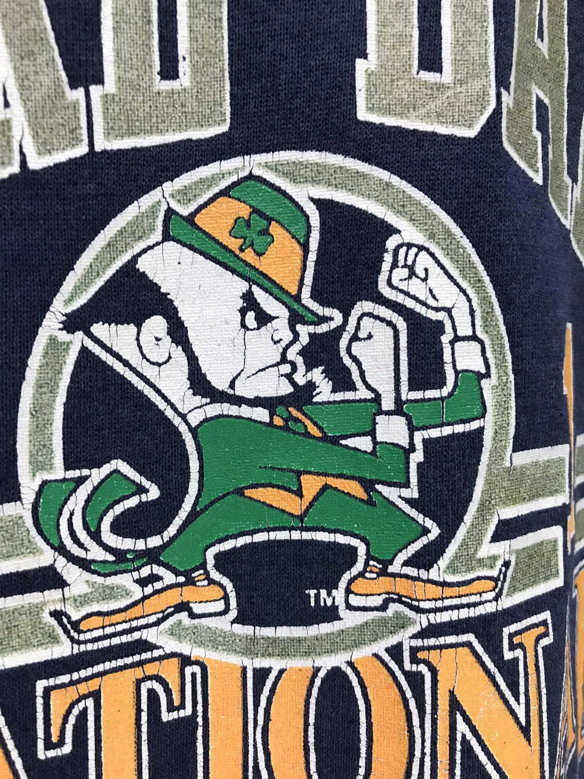 Logo 7 × NFL × Sports Specialties Vintage 80s 1988 Notre Dame Football Team Sweatshirt Size US M / EU 48-50 / 2 - 4 Thumbnail