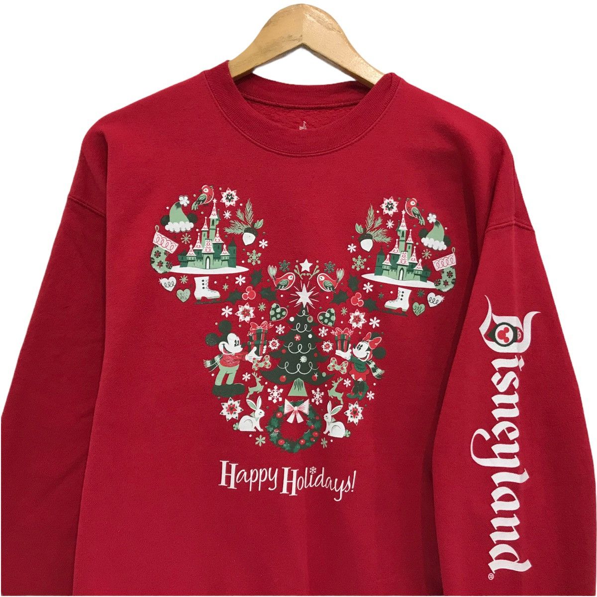 Disney × Mickey Mouse × Vintage Vintage Disneyland Mickey Mouse Sweatshirt Jumper Pullover Size US M / EU 48-50 / 2 - 4 Thumbnail