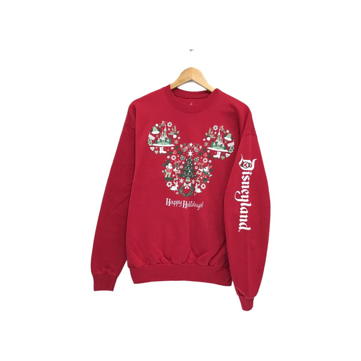 Disney × Mickey Mouse × Vintage Vintage Disneyland Mickey Mouse Sweatshirt Jumper Pullover Size US M / EU 48-50 / 2 - 1 Thumbnail
