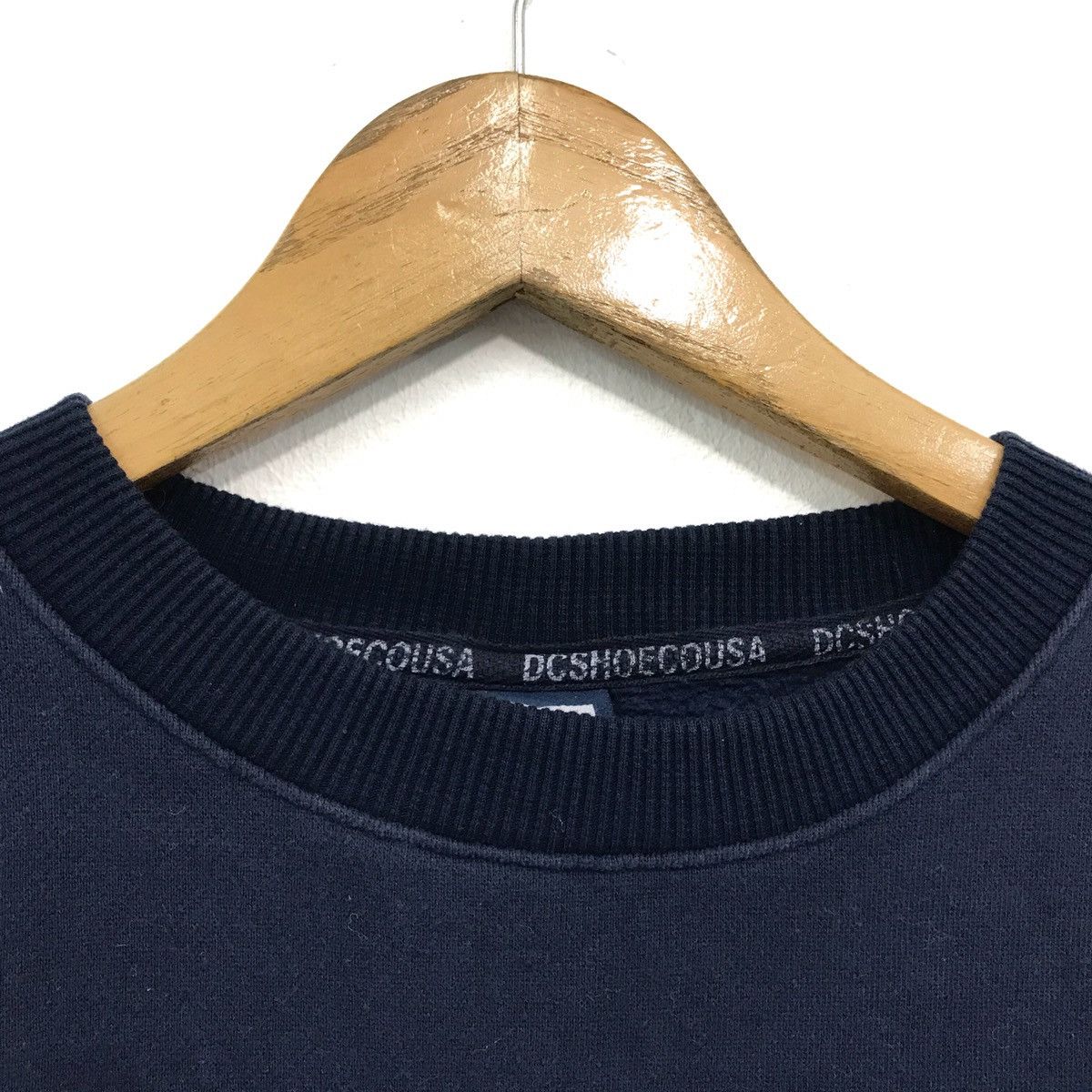 DC × Japanese Brand Vintage DCSHOECOUSA Sweatshirt Crewneck Biglogo Embroidery Size US M / EU 48-50 / 2 - 6 Thumbnail