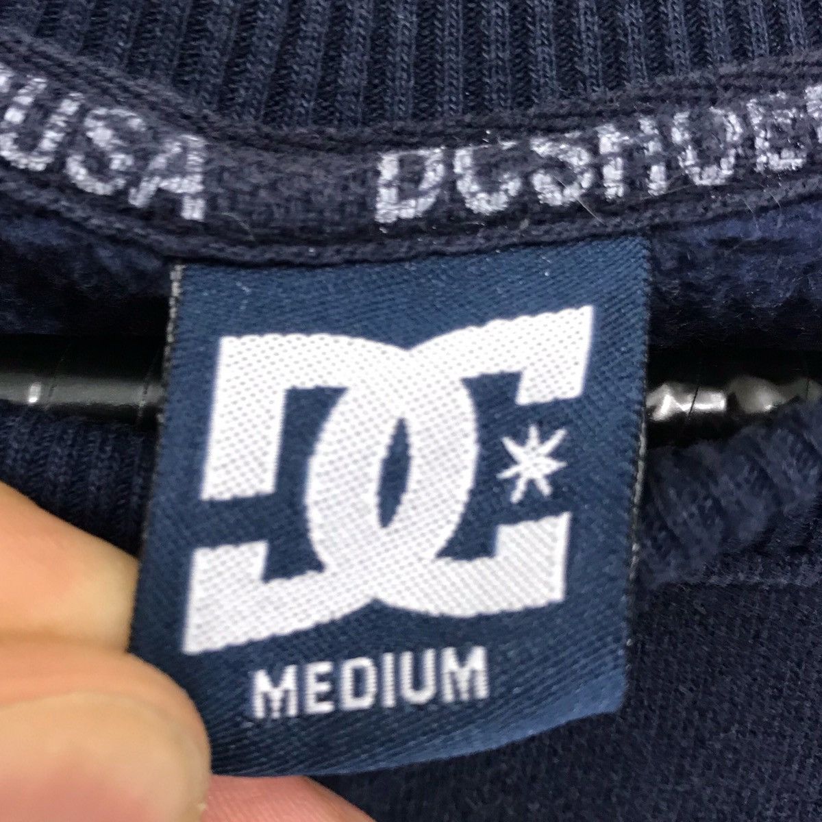 DC × Japanese Brand Vintage DCSHOECOUSA Sweatshirt Crewneck Biglogo Embroidery Size US M / EU 48-50 / 2 - 7 Thumbnail