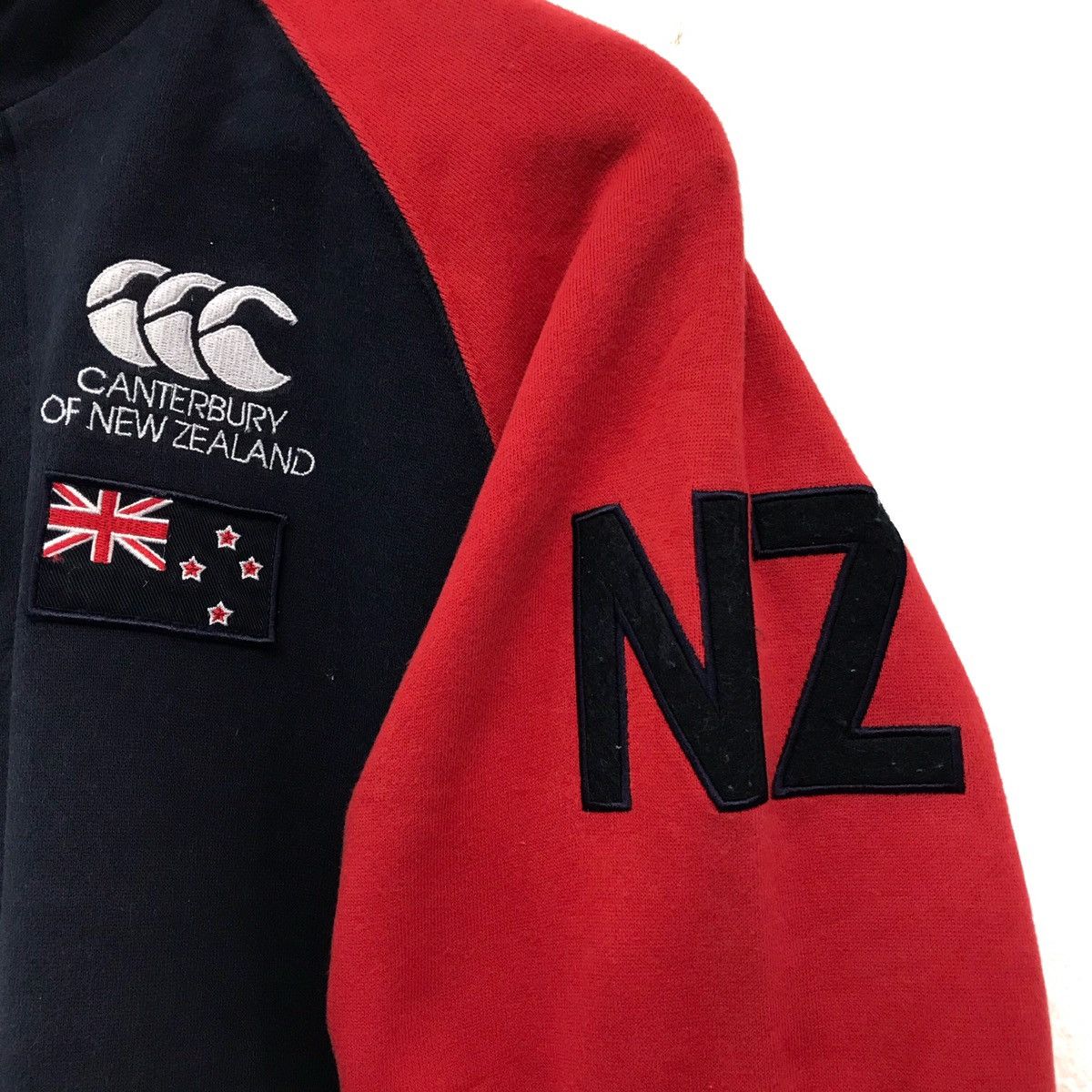 All Blacks × Canterbury of New Zealand × Vintage Vintage Canterbury Steinlager All Black Rugby Jersey Polo Size US M / EU 48-50 / 2 - 5 Thumbnail