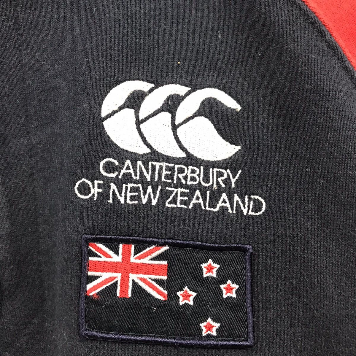 All Blacks × Canterbury of New Zealand × Vintage Vintage Canterbury Steinlager All Black Rugby Jersey Polo Size US M / EU 48-50 / 2 - 4 Thumbnail
