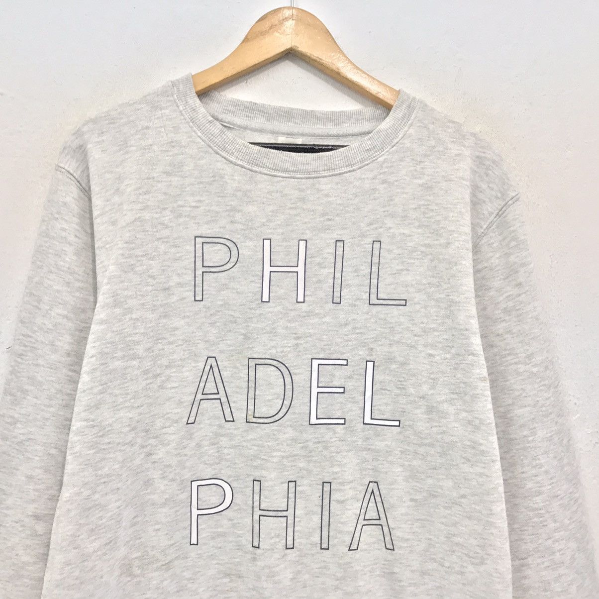 Japanese Brand × Vintage Philadelphia Sweatshirt Crewneck Big Spellout Philadelphia Size US M / EU 48-50 / 2 - 3 Thumbnail