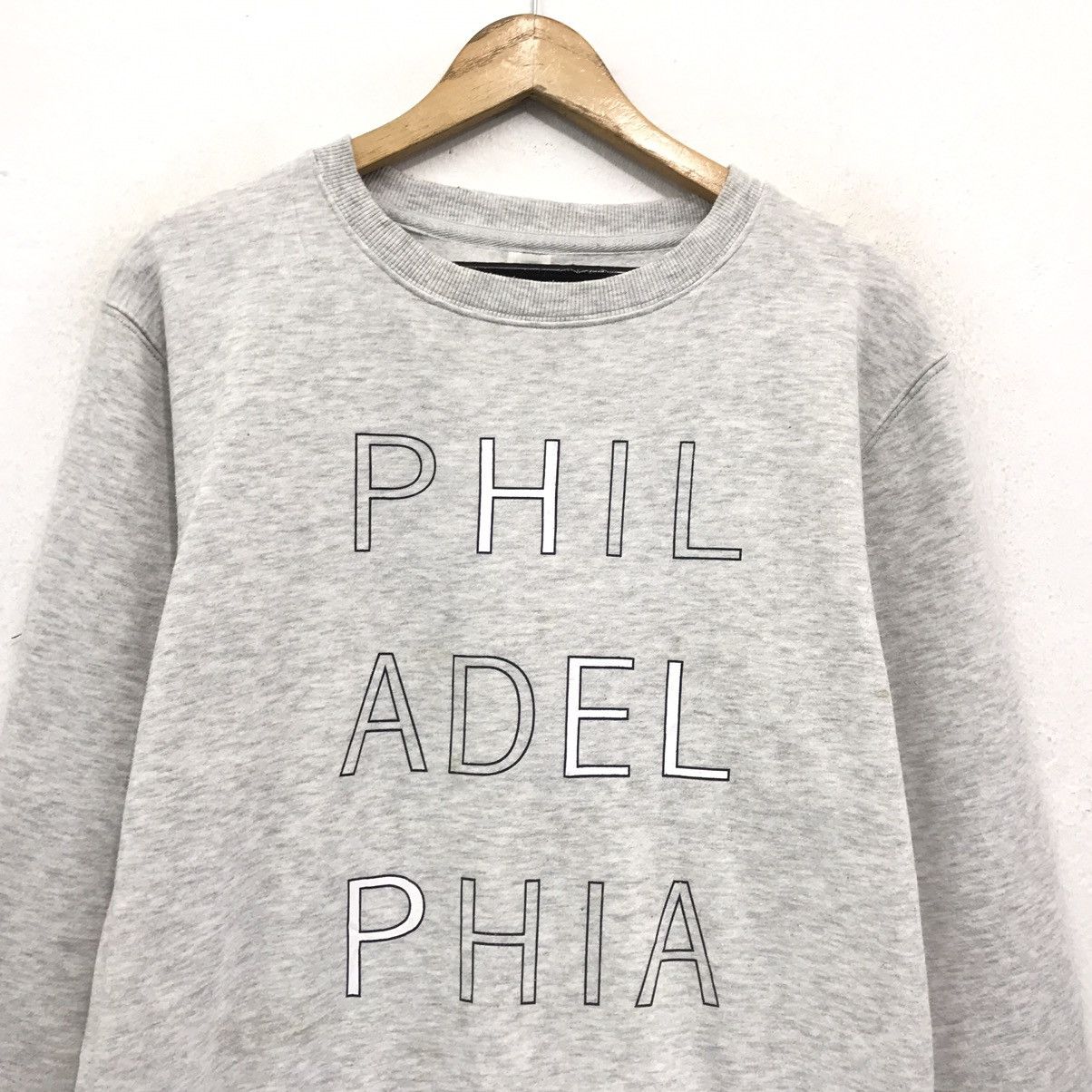 Japanese Brand × Vintage Philadelphia Sweatshirt Crewneck Big Spellout Philadelphia Size US M / EU 48-50 / 2 - 2 Thumbnail