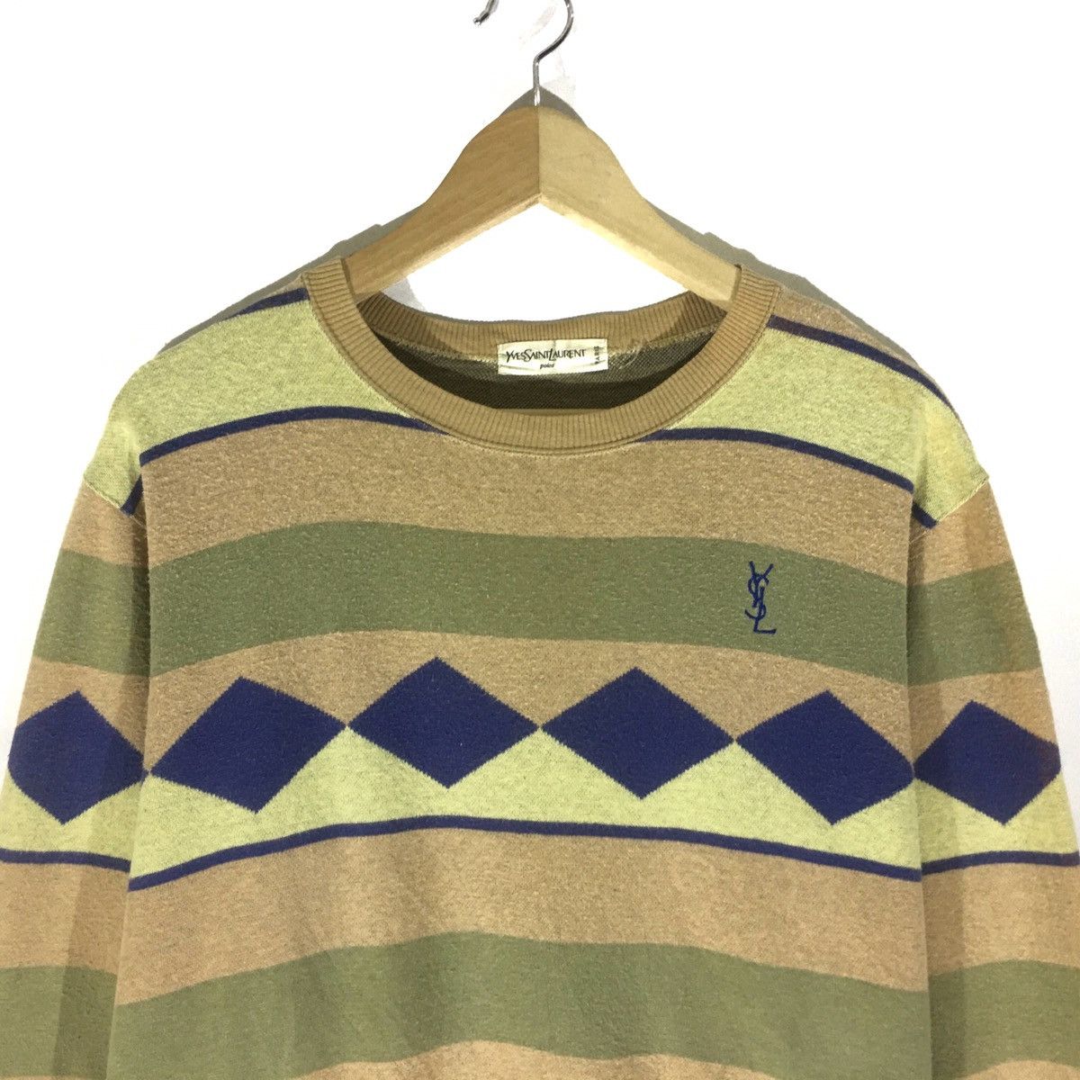 Yves Saint Laurent Vintage Yves Saint Laurent Sweatshirt ArtDesign Multicolour Size US M / EU 48-50 / 2 - 4 Thumbnail