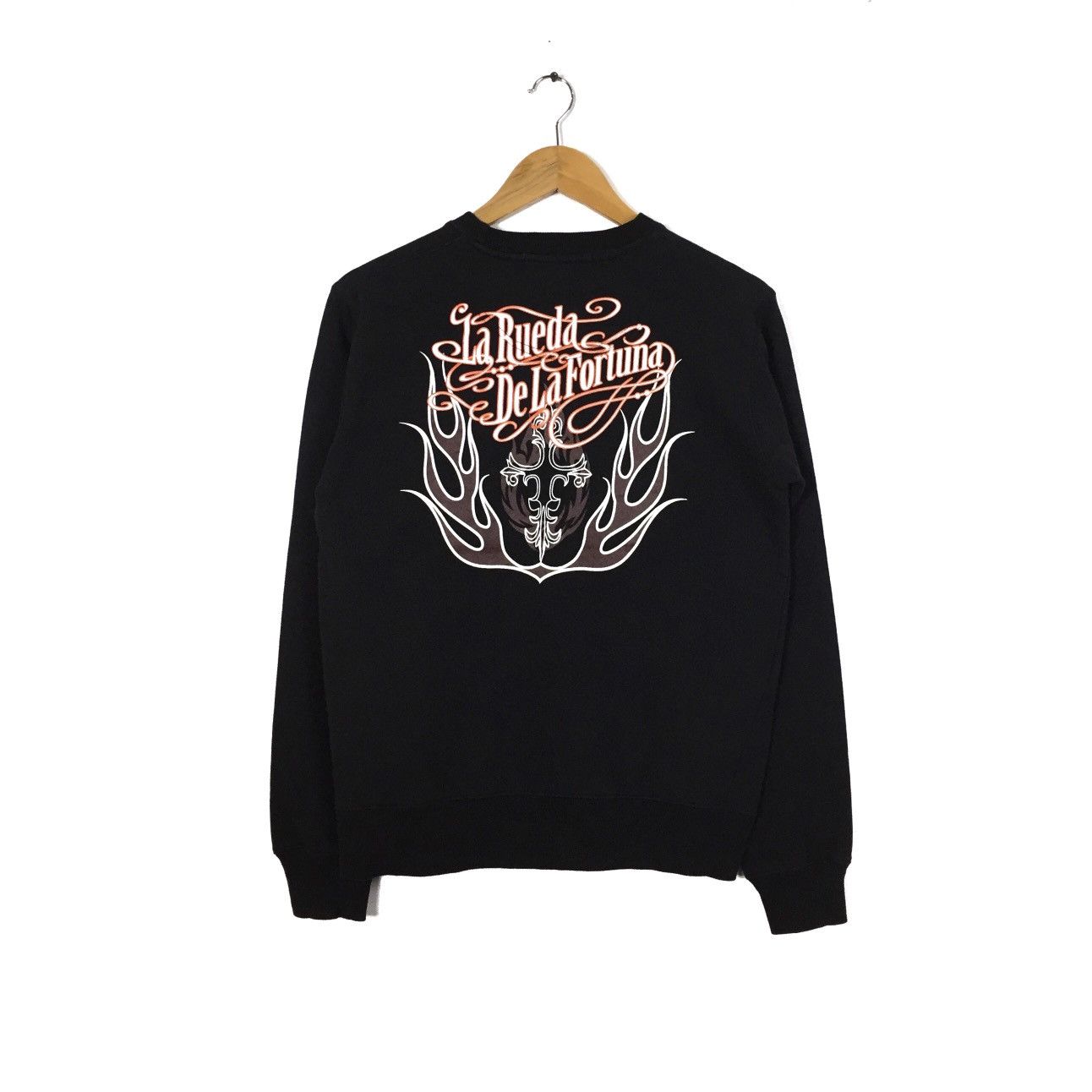 Japanese Brand × Vintage Vintage Commontage Sweatshirt Biglogo Rueda De La Fortuna Size US S / EU 44-46 / 1 - 1 Thumbnail