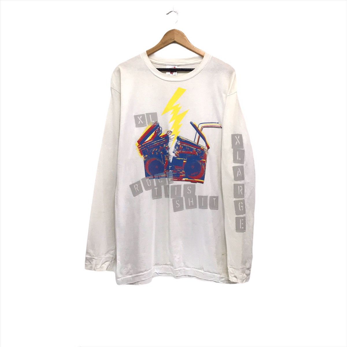 Vintage × X-LARGE Vintage X-Large Sweatshirt Spellout Xlarge Rock This Shirt Size US M / EU 48-50 / 2 - 1 Thumbnail