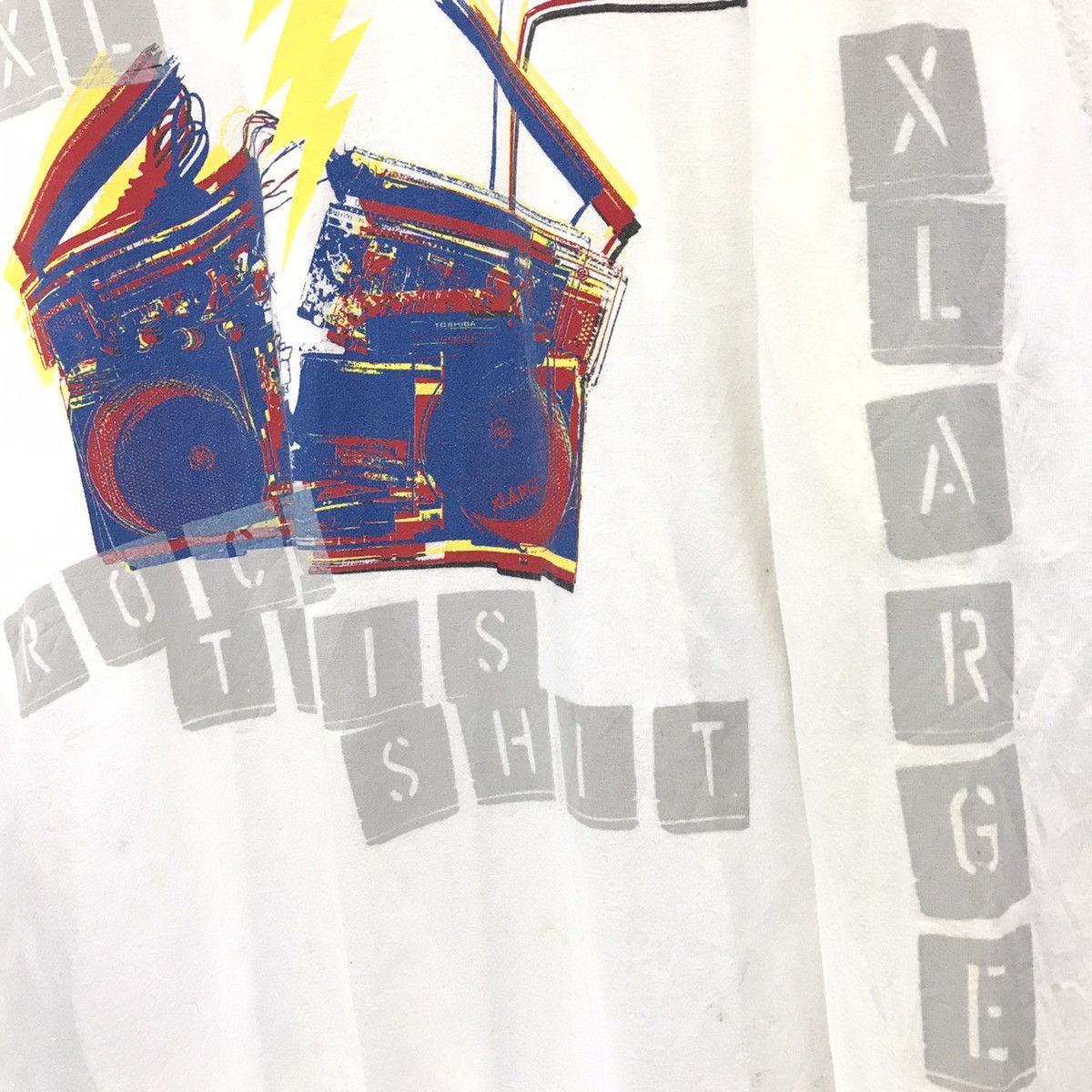 Vintage × X-LARGE Vintage X-Large Sweatshirt Spellout Xlarge Rock This Shirt Size US M / EU 48-50 / 2 - 4 Thumbnail