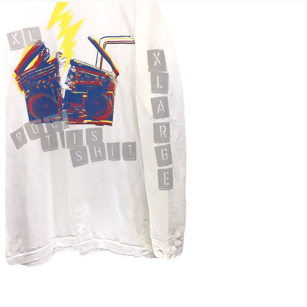 Vintage × X-LARGE Vintage X-Large Sweatshirt Spellout Xlarge Rock This Shirt Size US M / EU 48-50 / 2 - 3 Thumbnail
