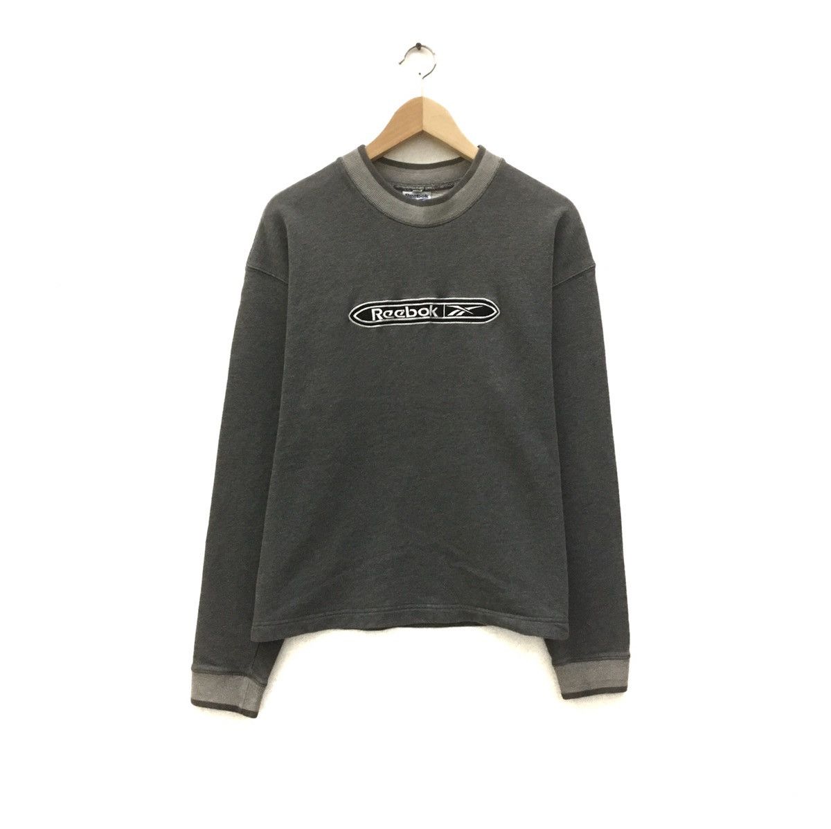 Reebok × Vintage Vintage Reebok Sweatshirt Reebok CrewNeck Reebok Biglogo Size US M / EU 48-50 / 2 - 1 Thumbnail