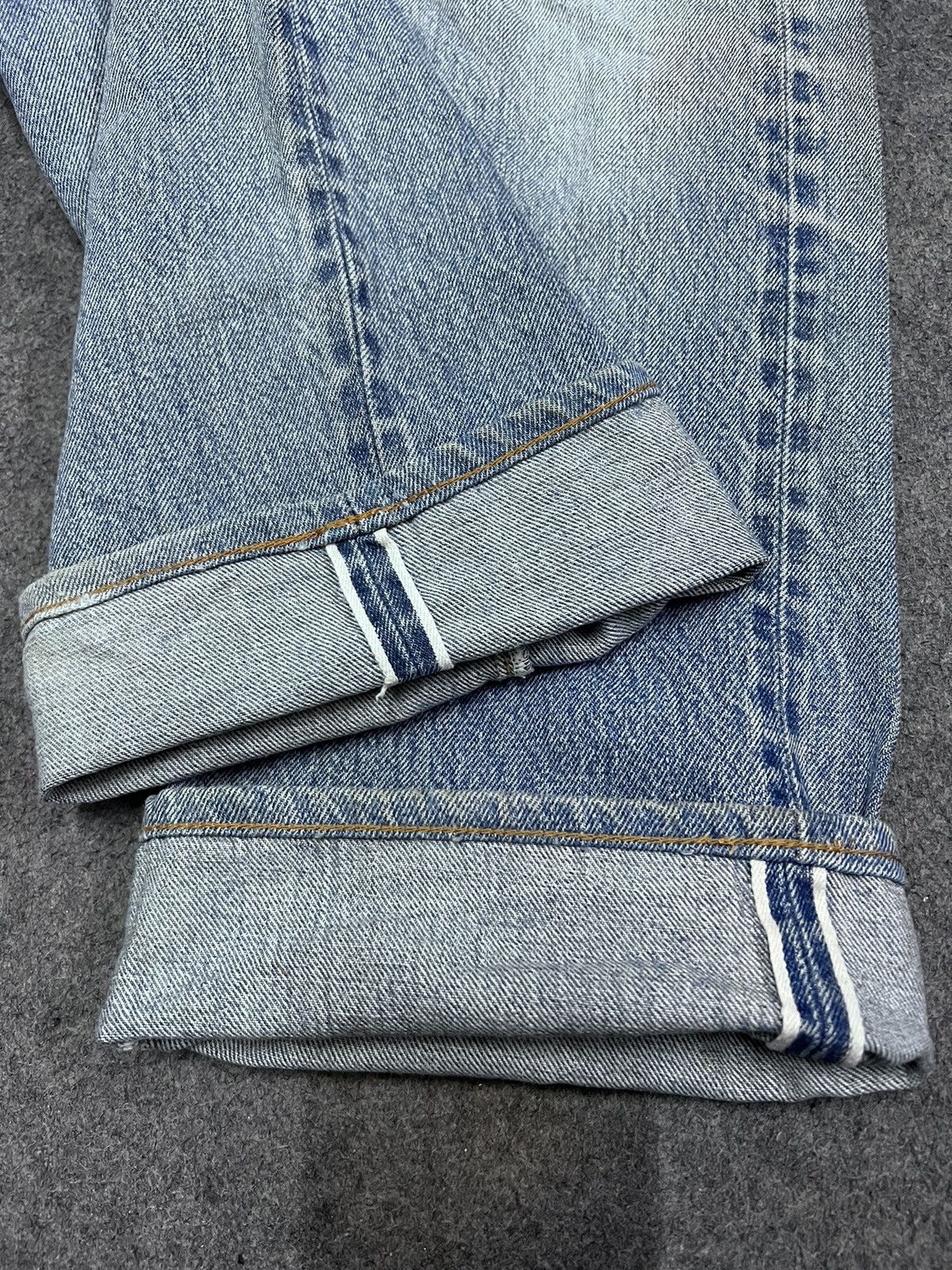 Japanese Brand × Levi's Made & Crafted × Vintage THRASHED VINTAGE 501 SALVAGE DISTRESSED DENIM PANT Size US 33 - 7 Thumbnail