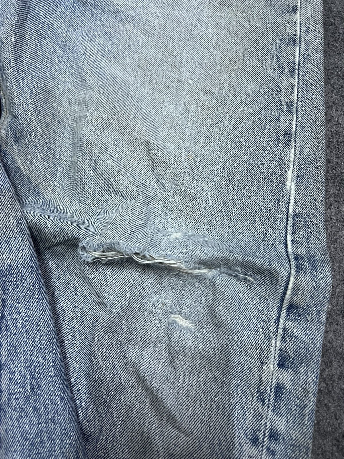 Japanese Brand × Levi's Made & Crafted × Vintage THRASHED VINTAGE 501 SALVAGE DISTRESSED DENIM PANT Size US 33 - 8 Thumbnail