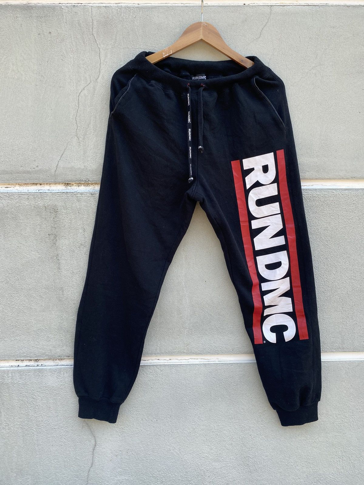 Hypebeast Vintage RUN DMC Sweatpants Size US 30 / EU 46 - 1 Thumbnail