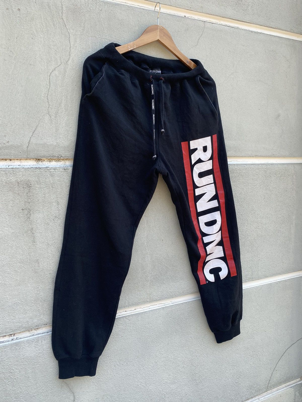Hypebeast Vintage RUN DMC Sweatpants Size US 30 / EU 46 - 4 Thumbnail