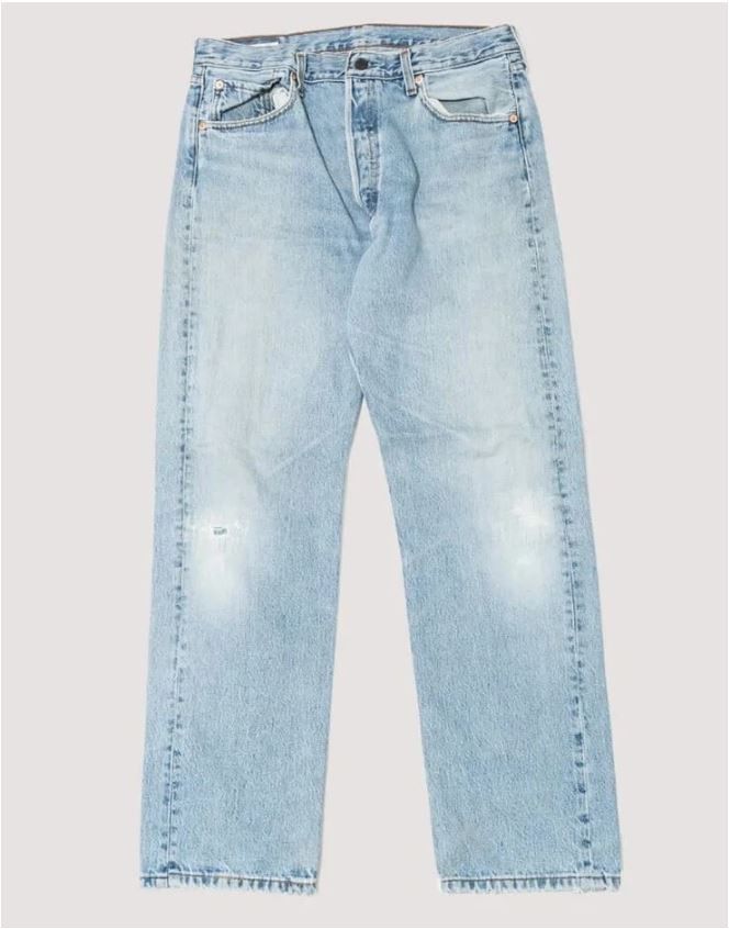 Needles 🔥 Two way Rebuild levis 501 zipper jeans/pant 🔥 Size US 29 - 2 Thumbnail