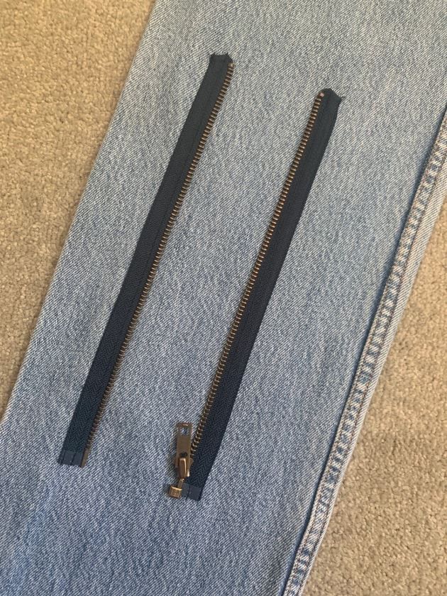 Needles 🔥 Two way Rebuild levis 501 zipper jeans/pant 🔥 Size US 29 - 7 Thumbnail
