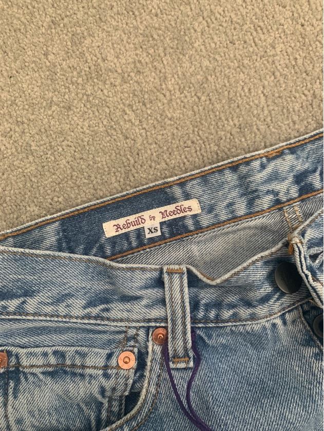 Needles 🔥 Two way Rebuild levis 501 zipper jeans/pant 🔥 Size US 29 - 5 Thumbnail