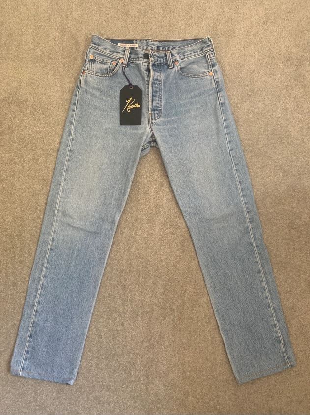 Needles 🔥 Two way Rebuild levis 501 zipper jeans/pant 🔥 Size US 29 - 4 Thumbnail