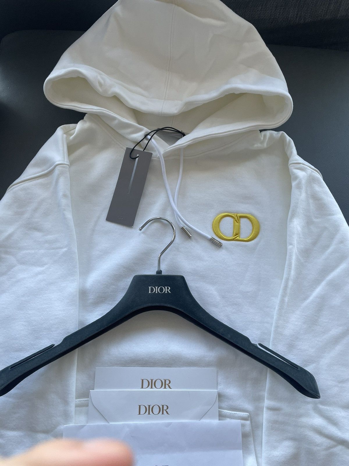 Dior Rare Limited Sold Out Super Rare Embroidery CD Logo Hoodie Size US XXL / EU 58 / 5 - 14 Thumbnail