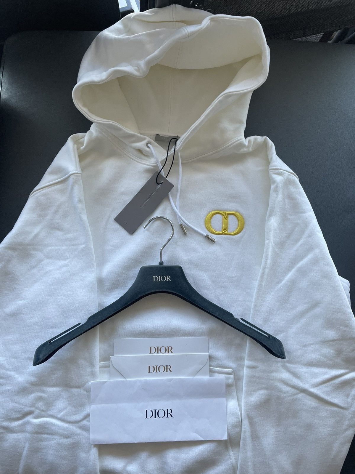 Dior Rare Limited Sold Out Super Rare Embroidery CD Logo Hoodie Size US XXL / EU 58 / 5 - 8 Thumbnail