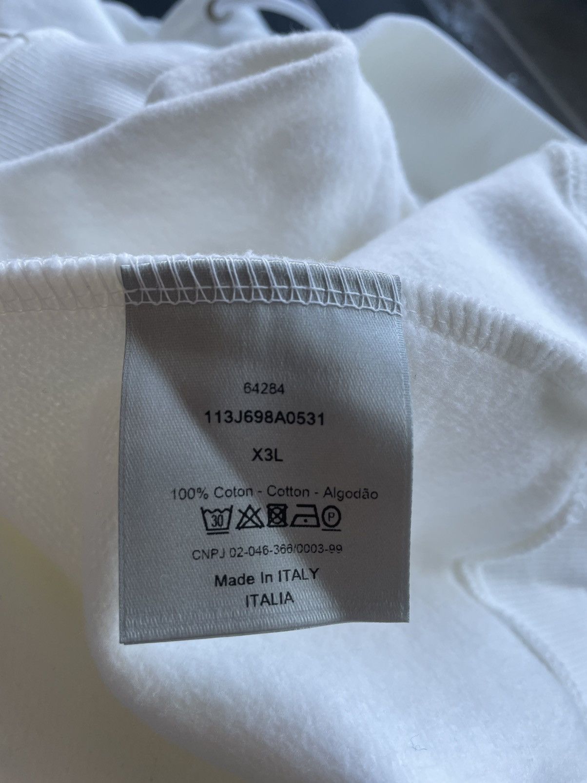 Dior Rare Limited Sold Out Super Rare Embroidery CD Logo Hoodie Size US XXL / EU 58 / 5 - 9 Thumbnail