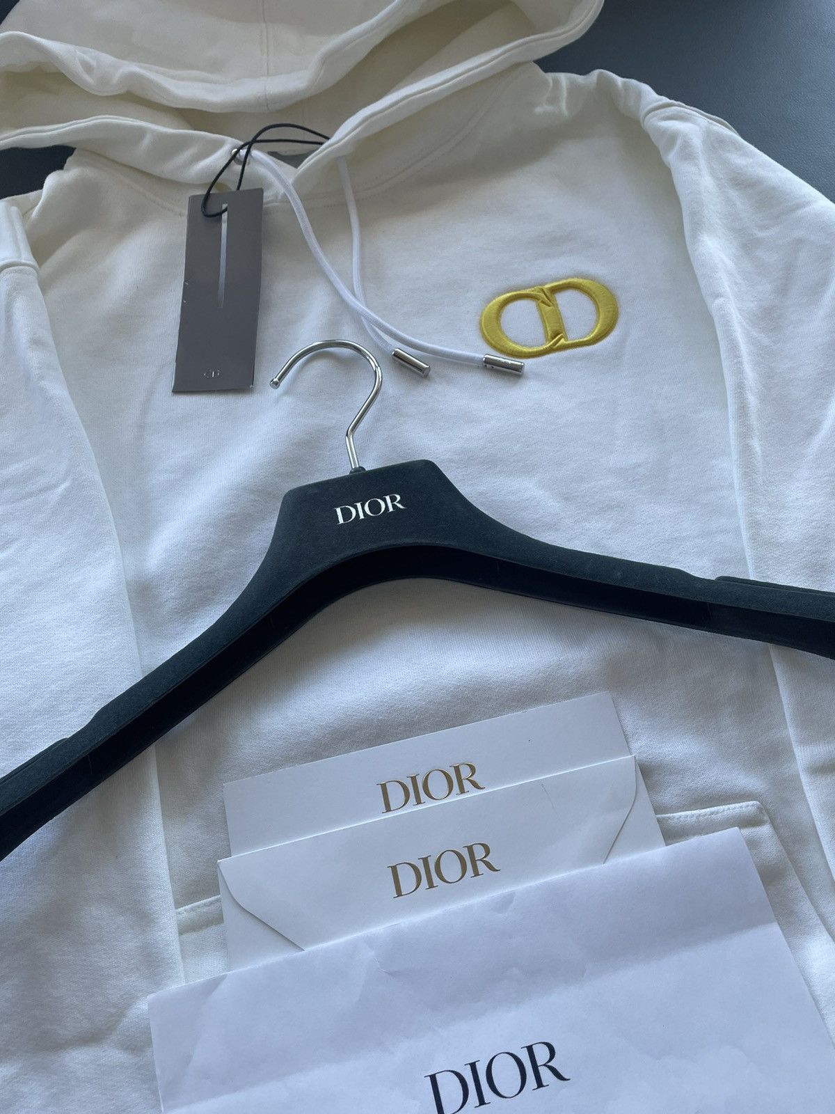 Dior Rare Limited Sold Out Super Rare Embroidery CD Logo Hoodie Size US XXL / EU 58 / 5 - 15 Thumbnail