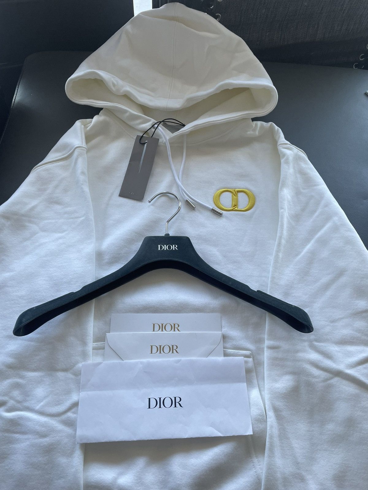 Dior Rare Limited Sold Out Super Rare Embroidery CD Logo Hoodie Size US XXL / EU 58 / 5 - 13 Thumbnail
