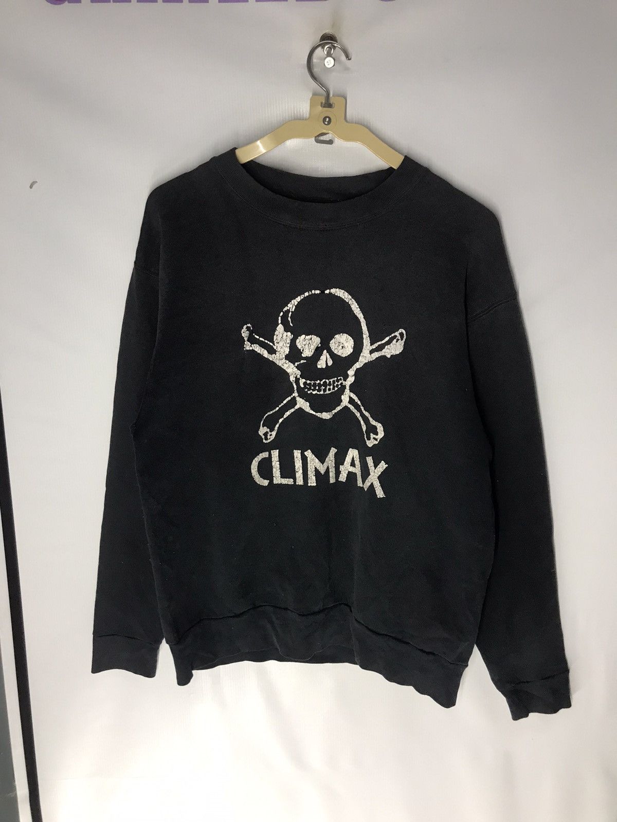 Vintage Vintage skull climax by oneita crewneck sweatshirt usa Size US M / EU 48-50 / 2 - 4 Thumbnail