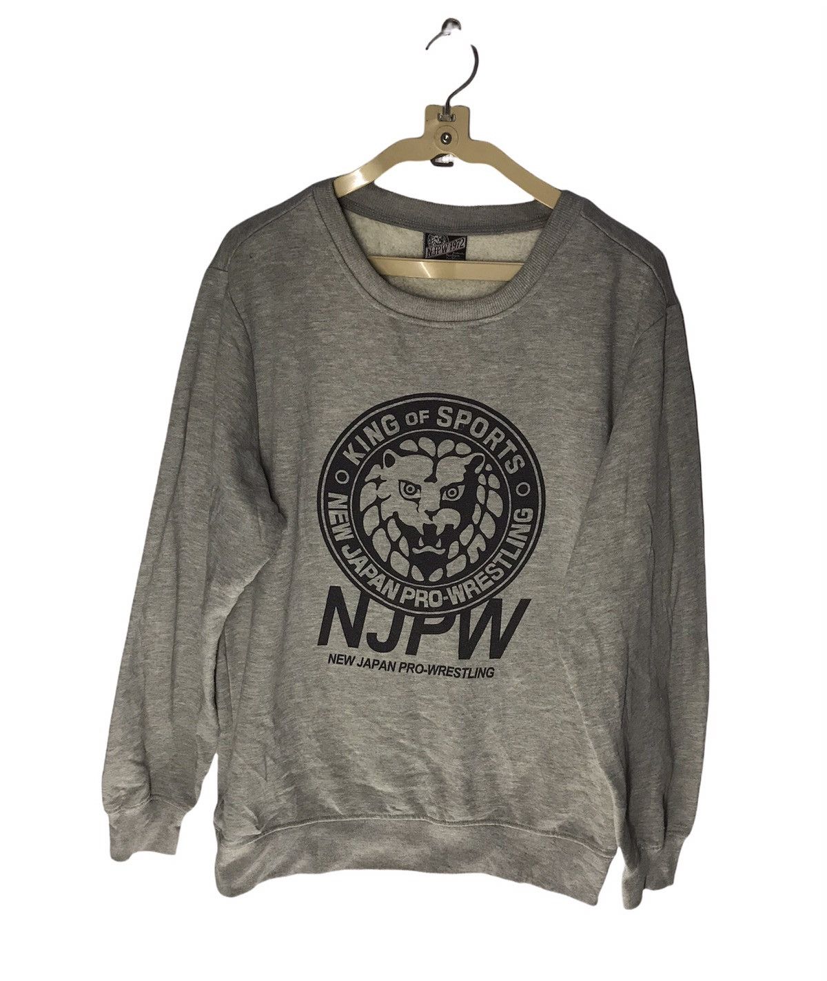 Japanese Brand NJPW big logo sweatshirt Size US L / EU 52-54 / 3 - 1 Thumbnail